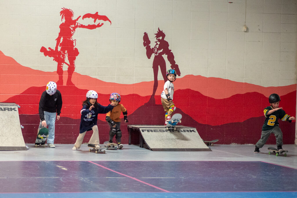 Edmonton Indoor Beginner Skateboard Lessons