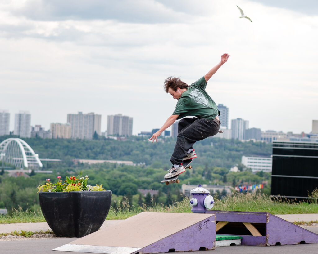 Skateboarding Kicker Example - Go Skate Day Edmonton 2025