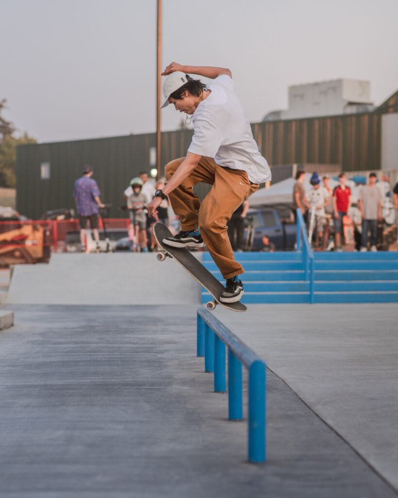 Skateboarding rail example - Spruce Grove Grand Opening