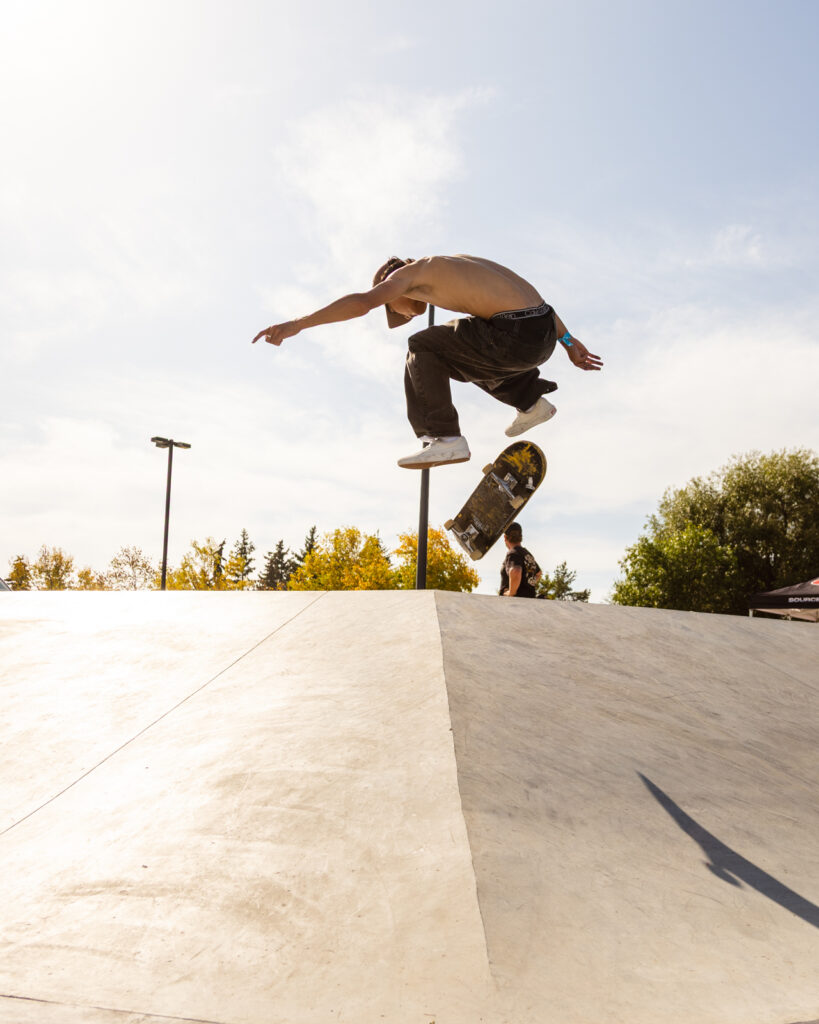 Skateboarding hip example. Make it Rad 2025