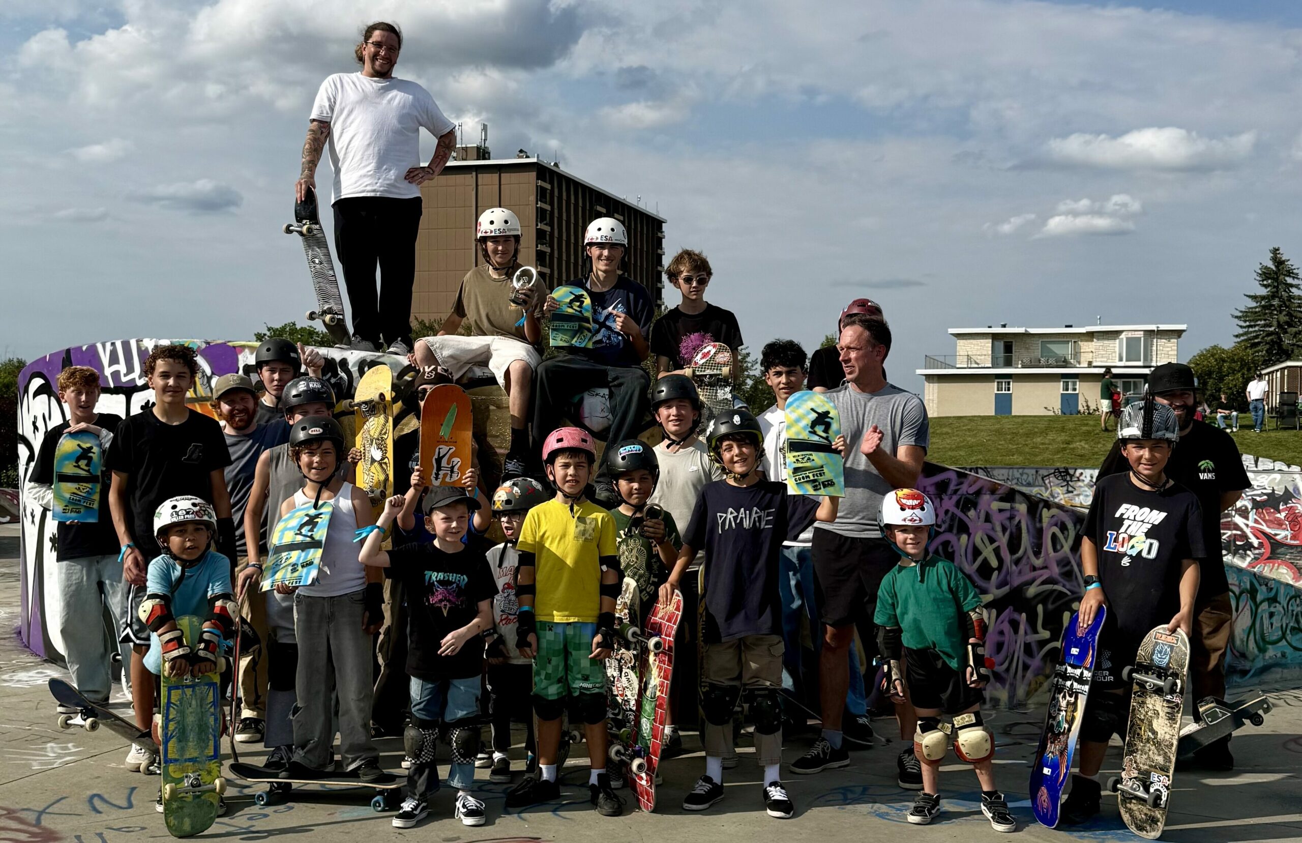 Edmonton Skateboard Gromfest Group Photo